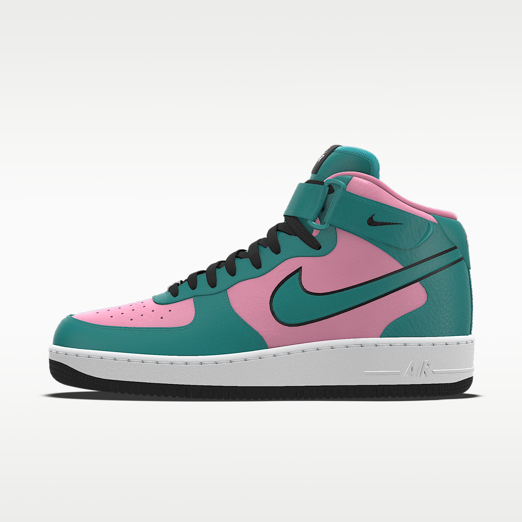 Nike Air Force 1 Mid By You personalisierbarer Herrenschuh – Multi-Color/Multi-Color/Multi-Color [1685956779]