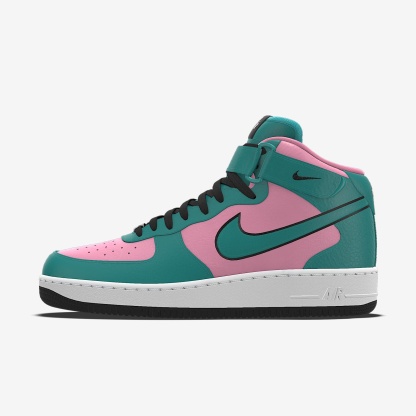 Nike Air Force 1 Mid By You personalisierbarer Herrenschuh – Multi-Color/Multi-Color/Multi-Color [1685956779]