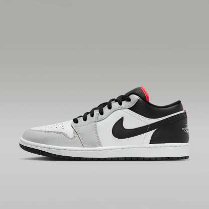Air Jordan 1 Low Herrenschuh – Neutral Grey/Summit White/Infrared 23/Schwarz