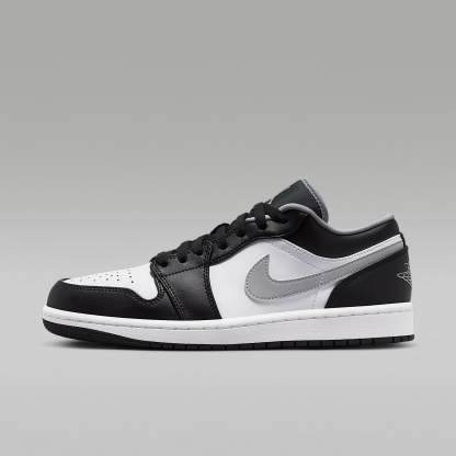 Air Jordan 1 Low Herrenschuh – Schwarz/Weiß/Particle Grey
