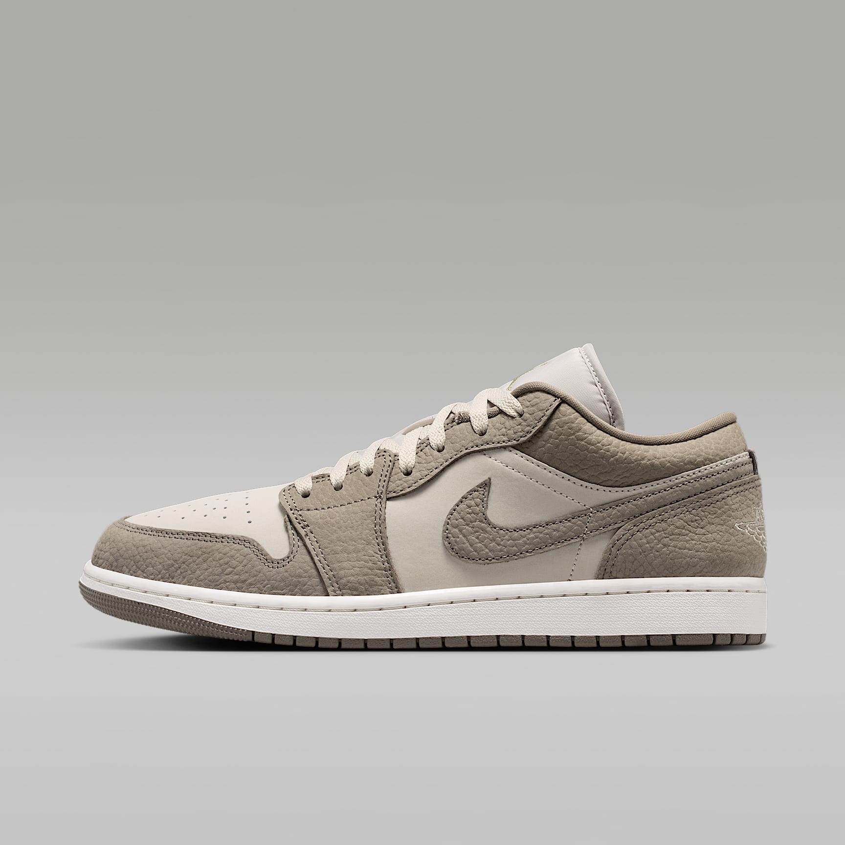Air Jordan 1 Low Herrenschuh – Olive Grey/Cream II/Silver Sage/Olive Grey