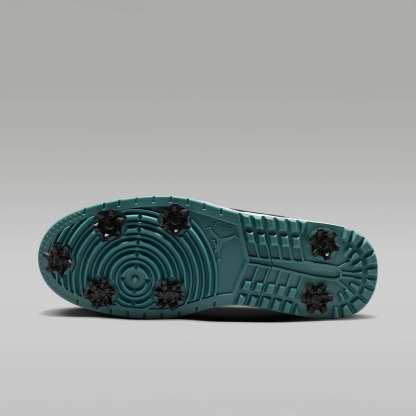 Air Jordan 1 Low G Golfschuh mit Spikes – Mineral Teal/Weiß/Schwarz