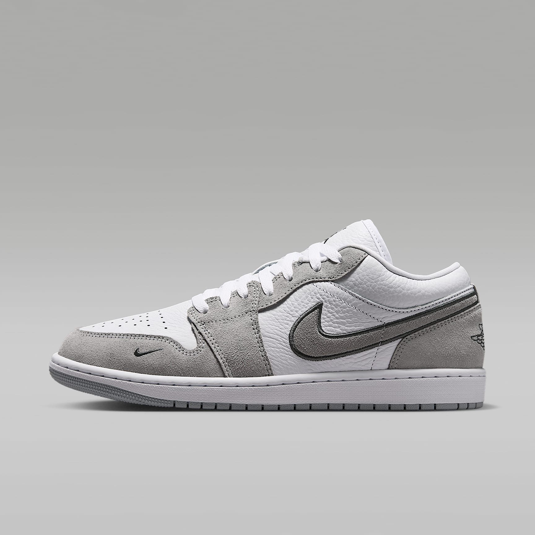 Air Jordan 1 Low SE Herrenschuh – Weiß/Iron Grey/Wolf Grey