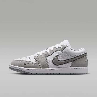 Air Jordan 1 Low SE Herrenschuh – Weiß/Iron Grey/Wolf Grey