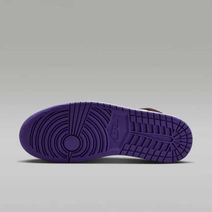 Air Jordan 1 Mid SE Schuh (Herren) – True Red/Weiß/Court Purple/Schwarz