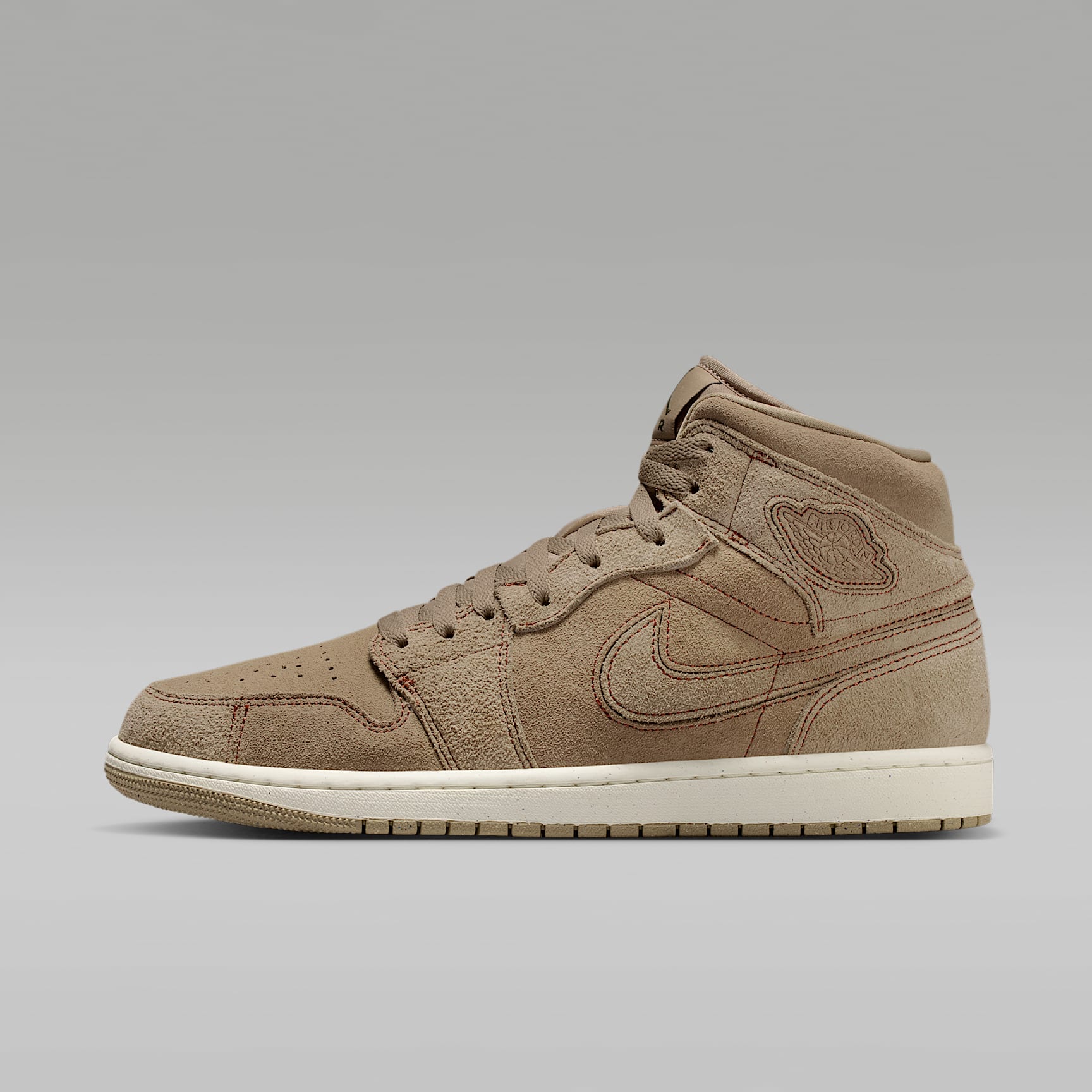 Air Jordan 1 Mid SE Craft Herrenschuh – Khaki/Pecan/Cargo Khaki/Khaki