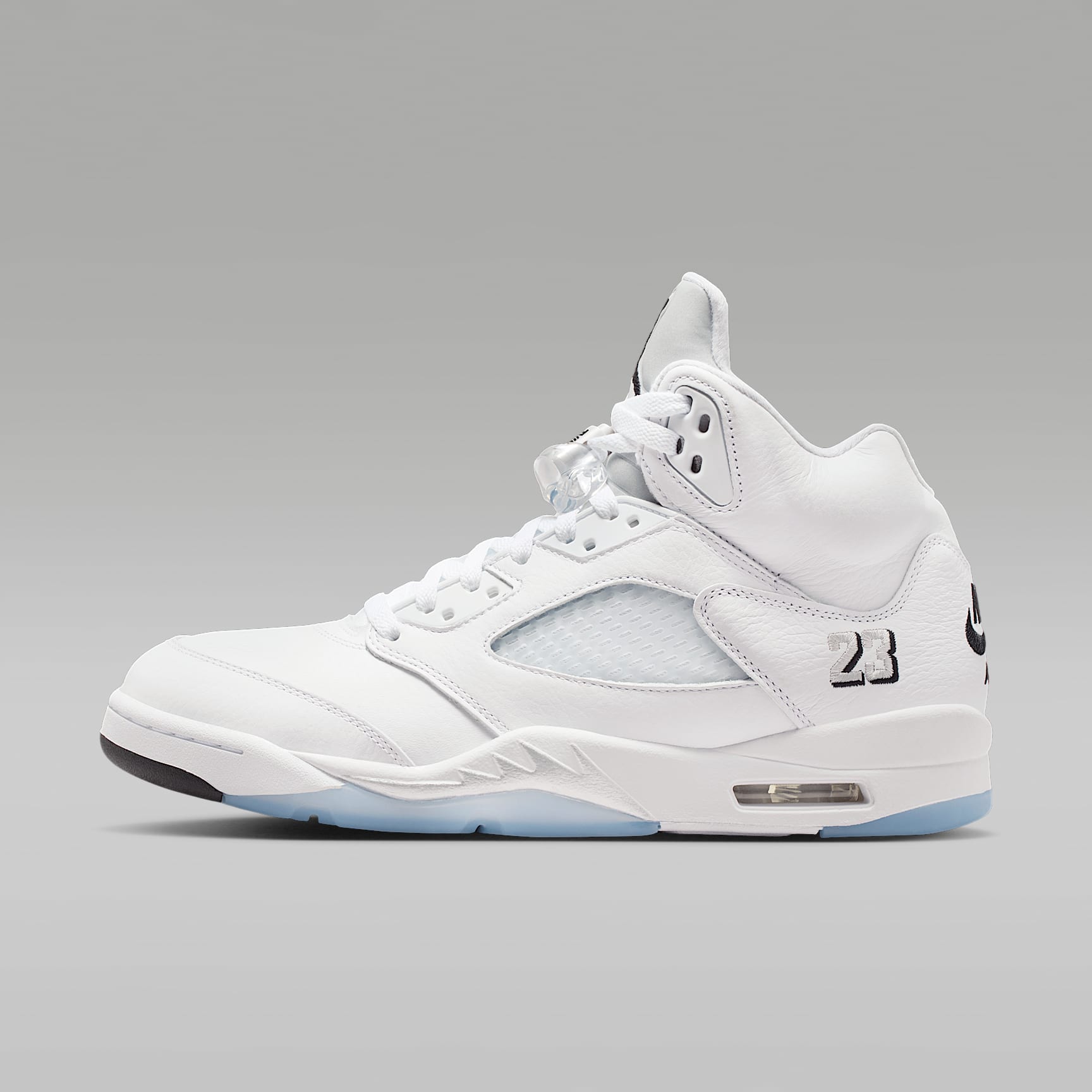 Air Jordan 5 Retro OG "White Metallic" Schuh (Herren) – Weiß/Metallic Silver/Schwarz