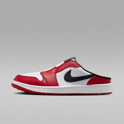 Air Jordan Mule Golfschuh – Weiß/Varsity Red/Schwarz