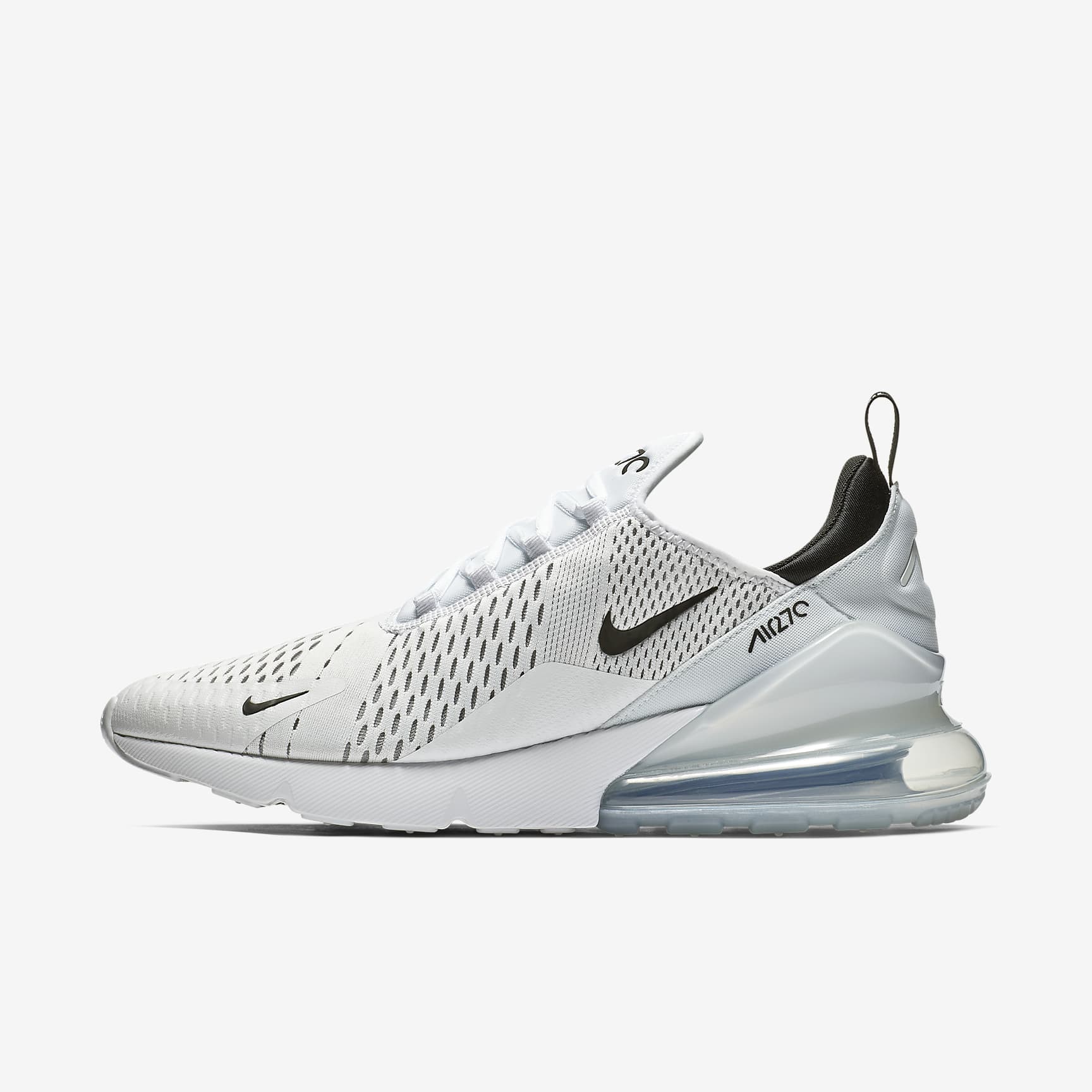 Nike Air Max 270 Herrenschuh – Weiß/Weiß/Schwarz