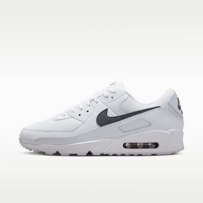 Nike Air Max 90 Schuh (Herren) – Weiß/Weiß/Smoke Grey