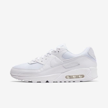 Nike Air Max 90 Herrenschuh – Weiß/Weiß/Wolf Grey/Weiß