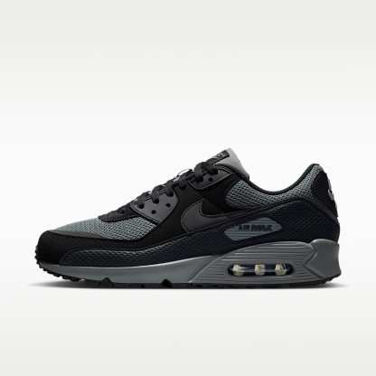 Nike Air Max 90 Premium Schuh (Herren) – Schwarz/Iron Grey/Cool Grey/Schwarz