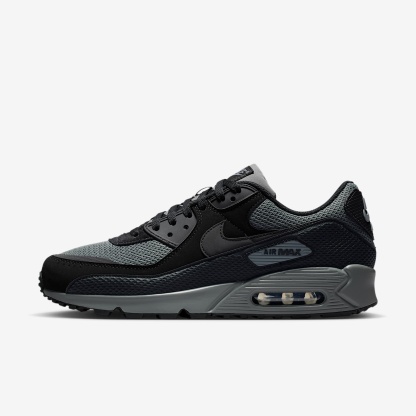 Nike Air Max 90 Premium Schuh (Herren) – Schwarz/Iron Grey/Cool Grey/Schwarz