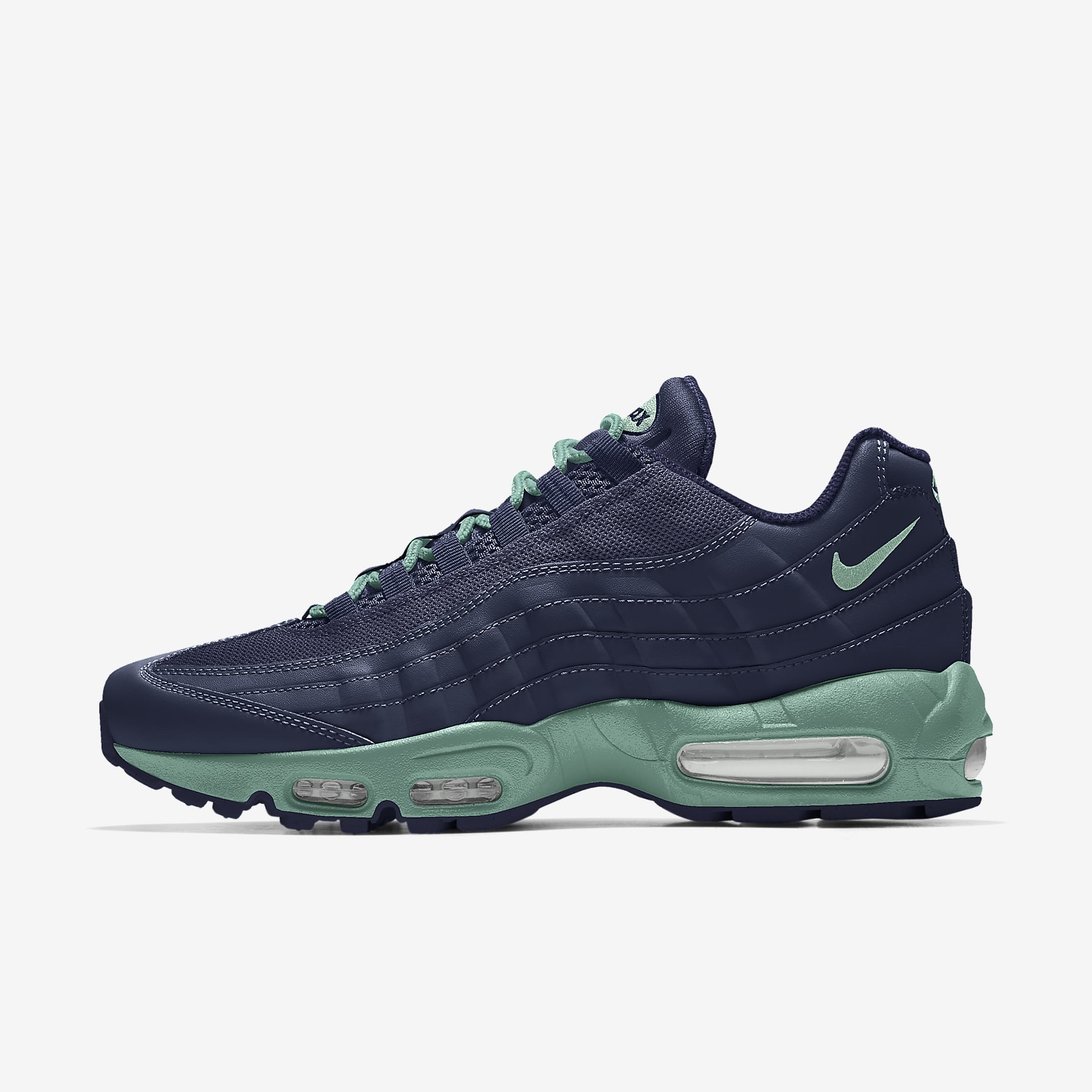 Nike Air Max 95 By You personalisierbarer Herrenschuh – Multi-Color/Multi-Color/Multi-Color/Multi-Color