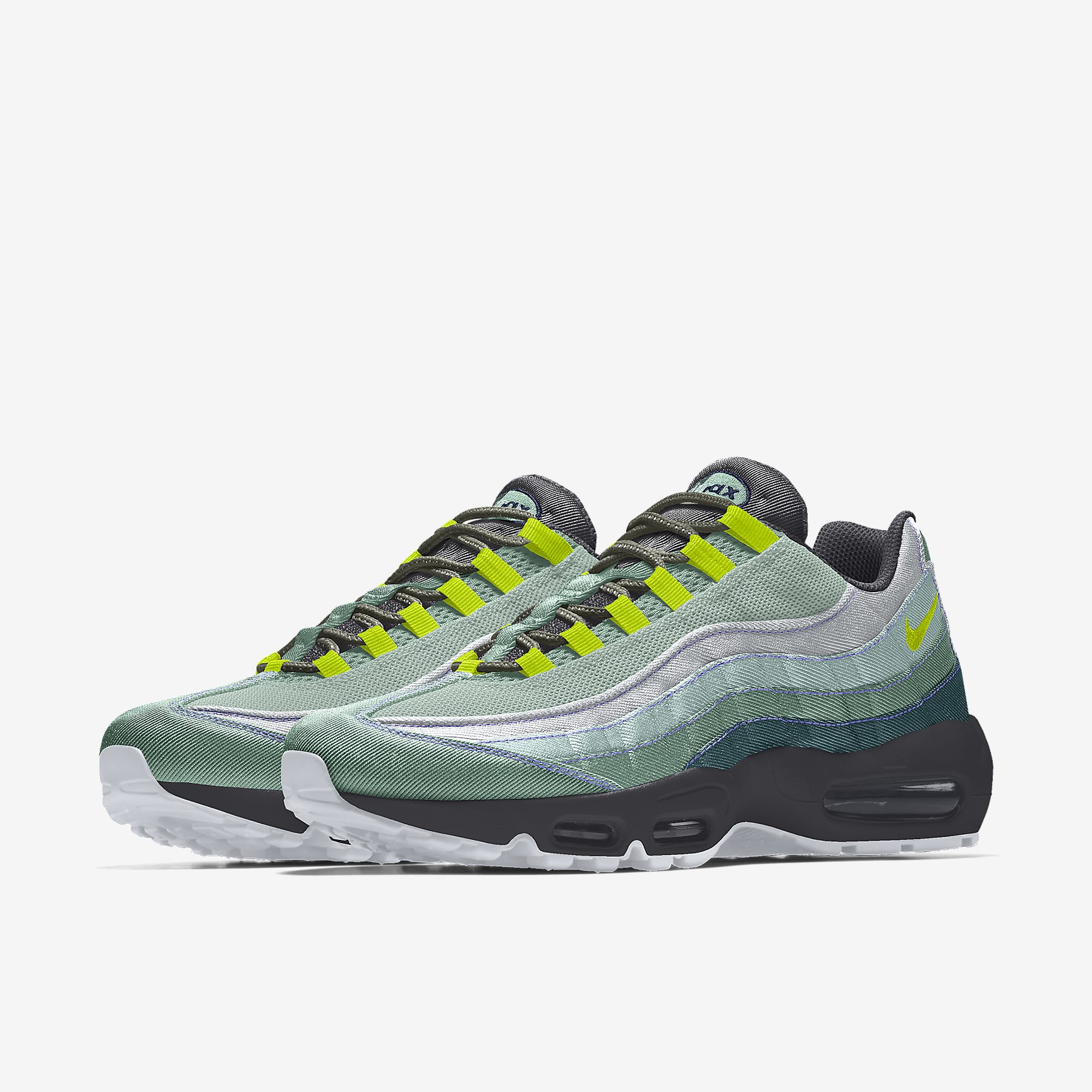 Nike Air Max 95 By You personalisierbarer Herrenschuh – Multi-Color/Multi-Color/Multi-Color/Multi-Color