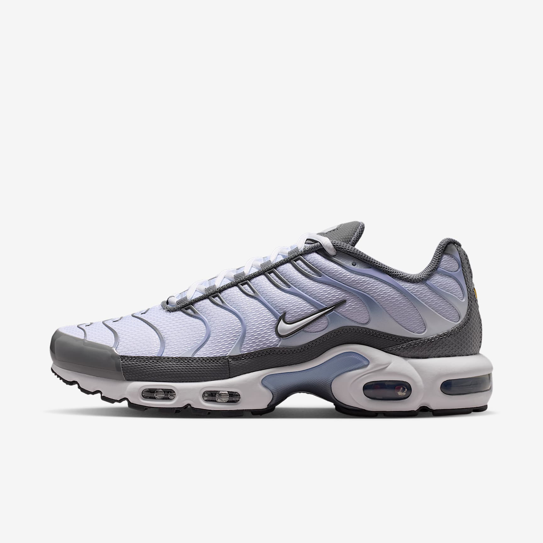Nike Air Max Plus Schuh (Herren) – Smoke Grey/Light Armory Blue/Dark Smoke Grey/Weiß