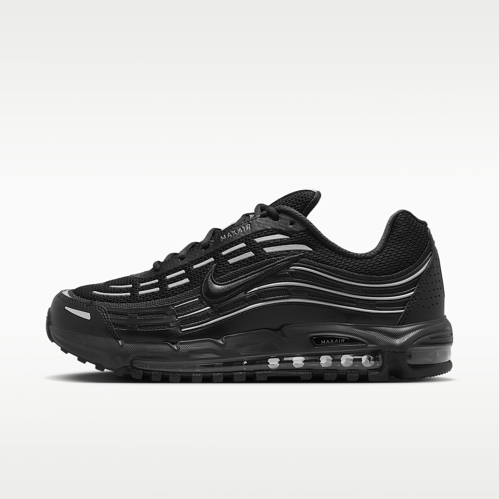 Nike Air Max TL 2.5 Schuh (Herren) – Schwarz/Schwarz/Metallic Silver/Schwarz