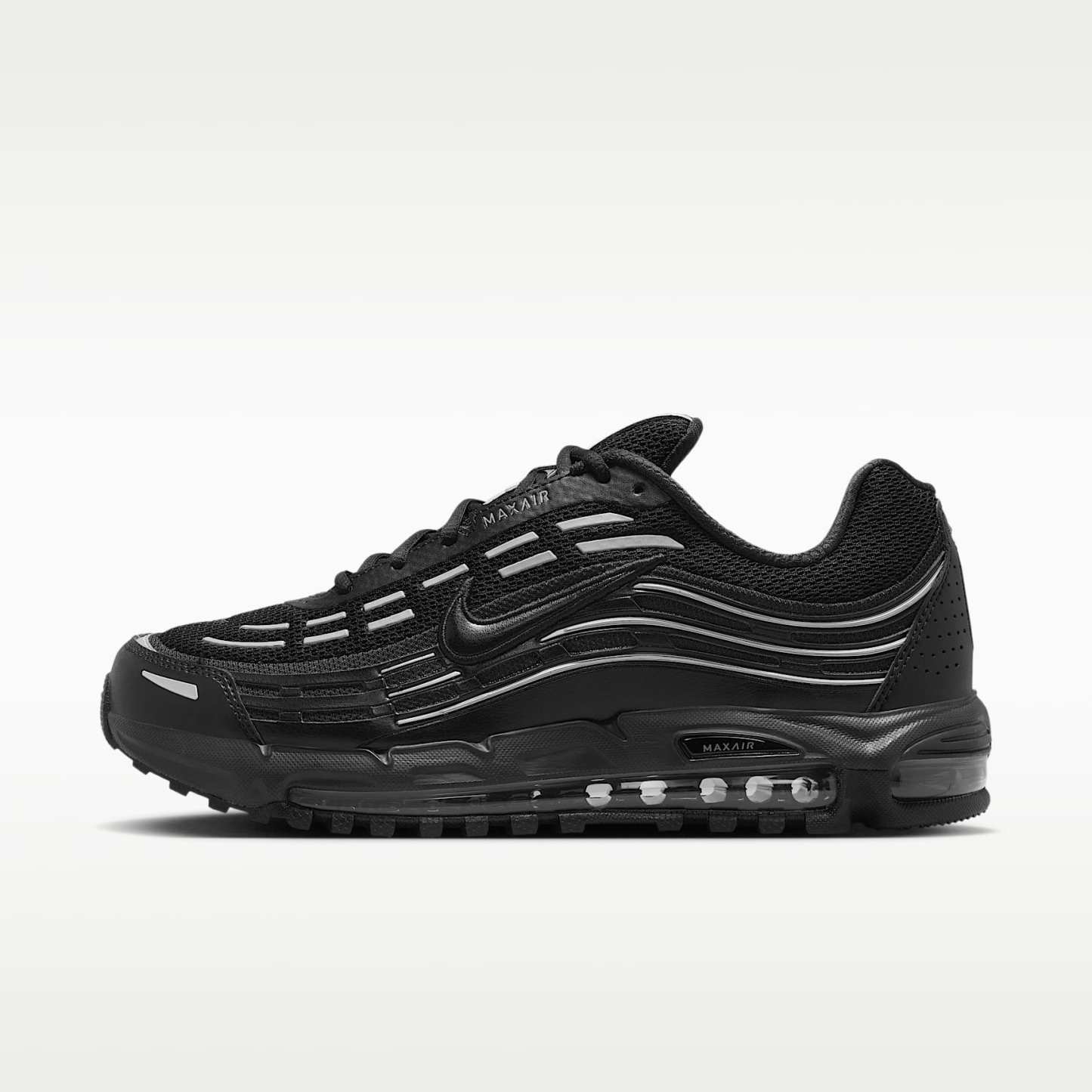 Nike Air Max TL 2.5 Schuh (Herren) – Schwarz/Schwarz/Metallic Silver/Schwarz