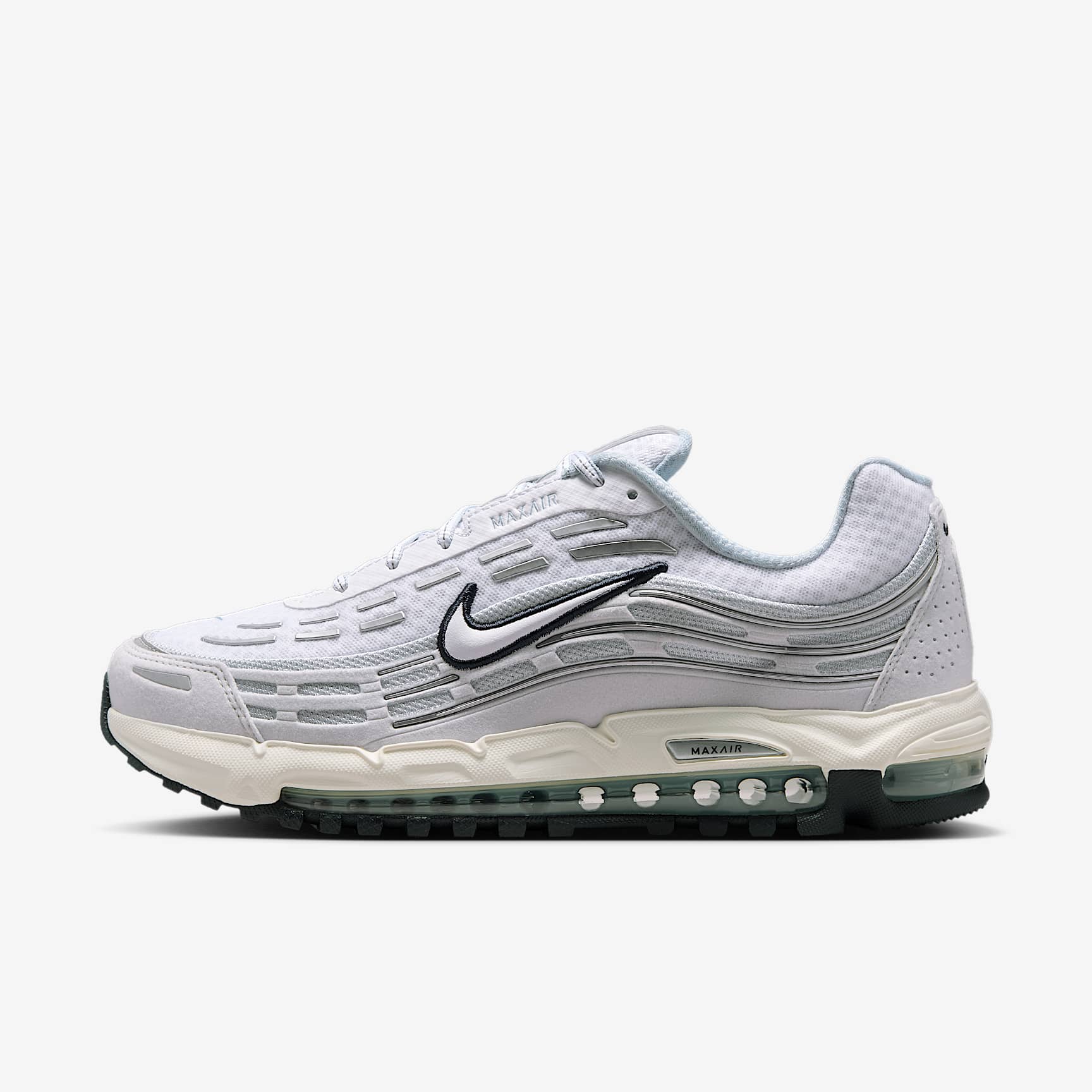 Nike Air Max TL 2.5 Schuh (Herren) – Weiß/Pure Platinum/Metallic Silver/Dark Obsidian