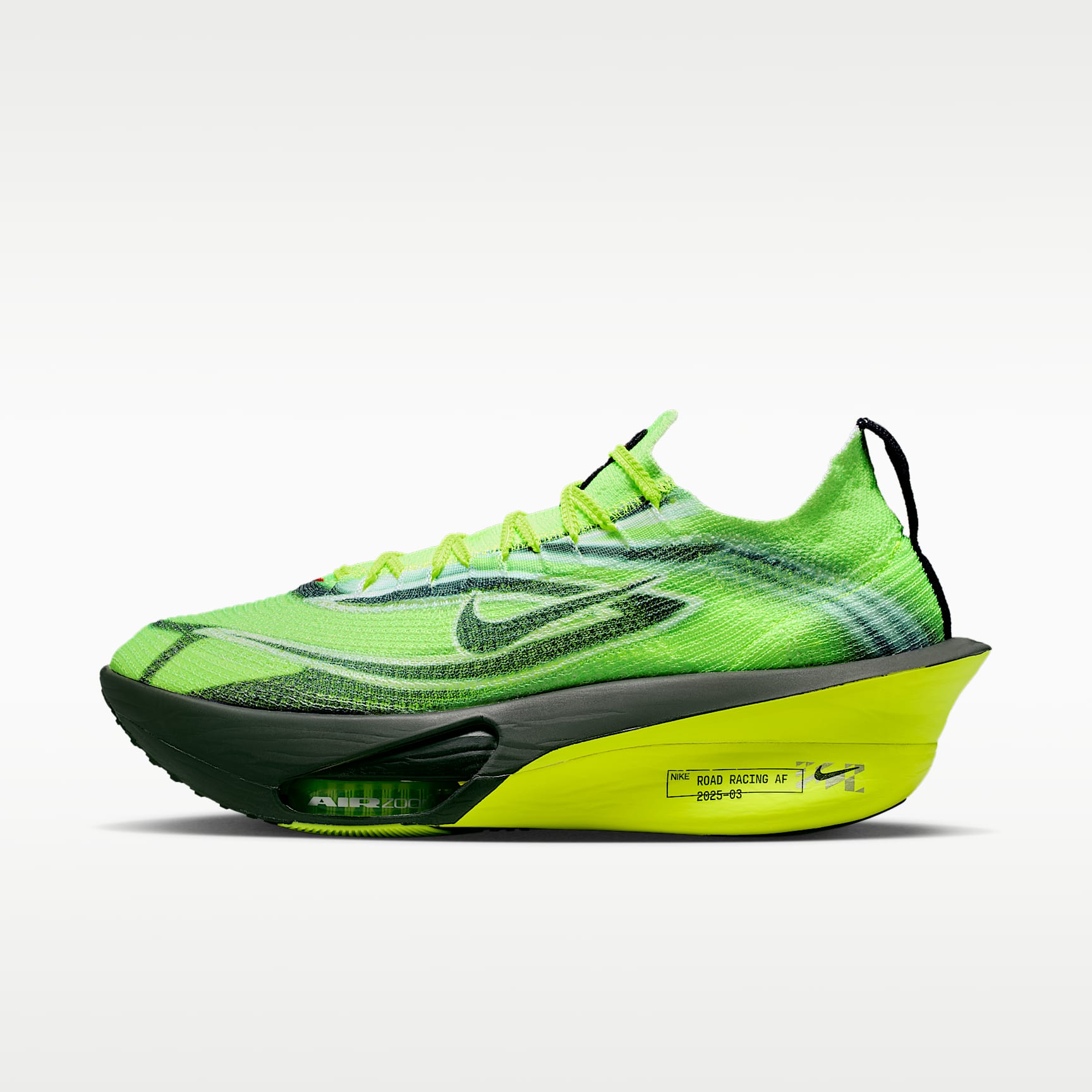 Nike Alphafly 3 Herren-Straßenlaufschuh für Wettkämpfe – Multi-Color/Volt/Weiß/Schwarz