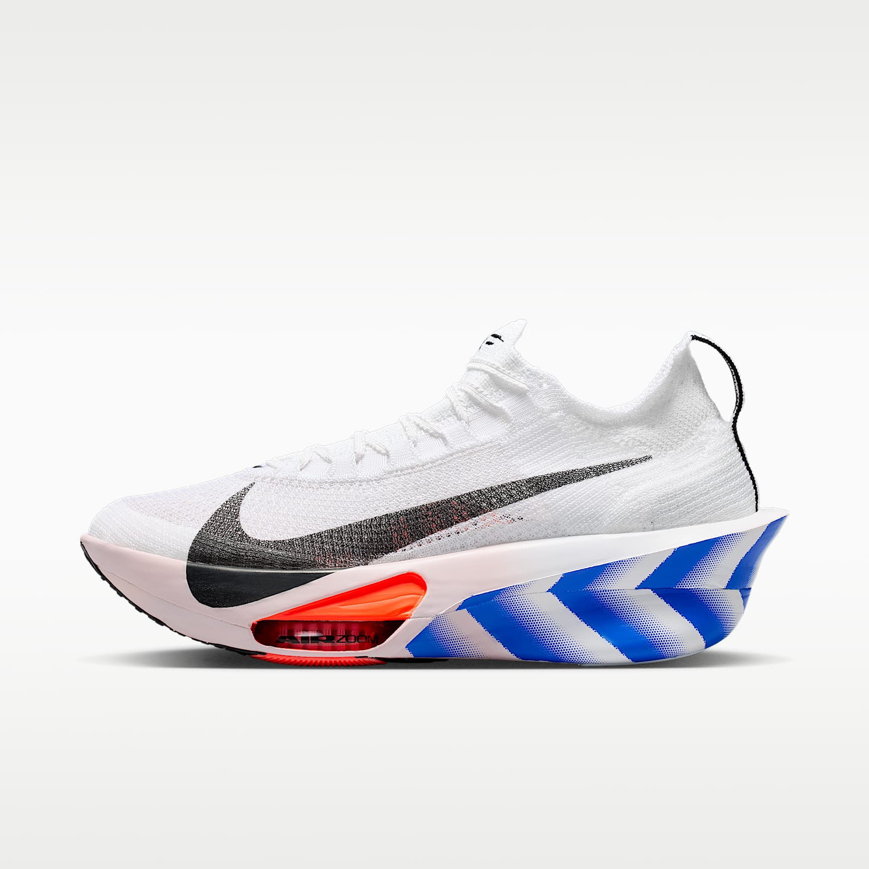 Nike Alphafly 3 Herren-Straßenlaufschuh für Wettkämpfe – Weiß/Platinum Violet/Silt Red/Schwarz