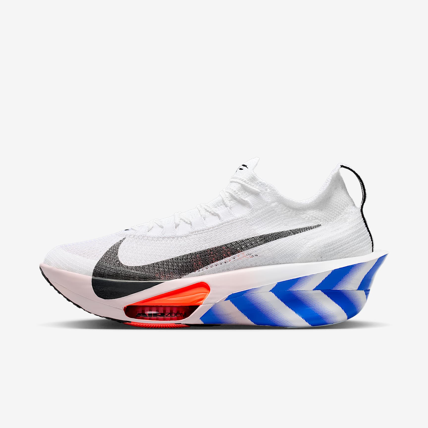 Nike Alphafly 3 Herren-Straßenlaufschuh für Wettkämpfe – Weiß/Platinum Violet/Silt Red/Schwarz