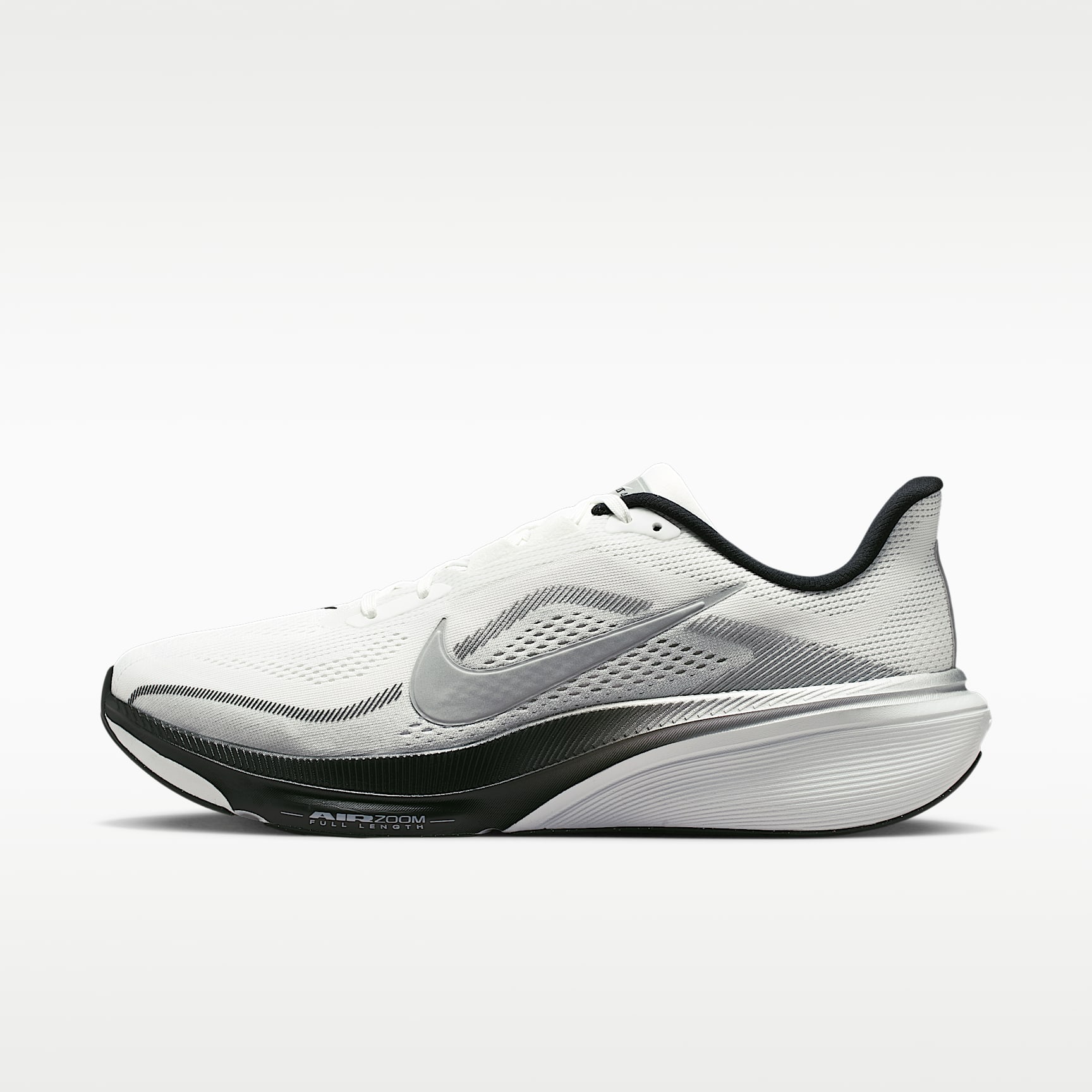Nike Pegasus 42 Straßenlaufschuh (Herren) – Summit White/Photon Dust/Schwarz/Metallic Silver