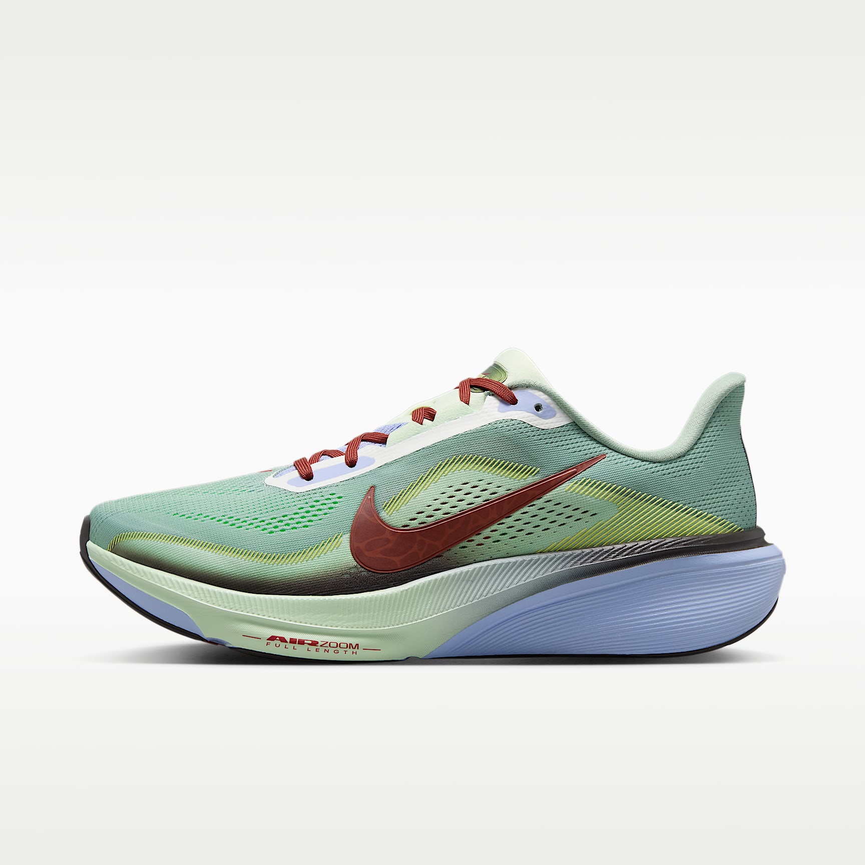 Nike Pegasus 42 SE Straßenlaufschuh (Herren) – Steam/Frosted Spruce/Purple Fade/Rugged Orange