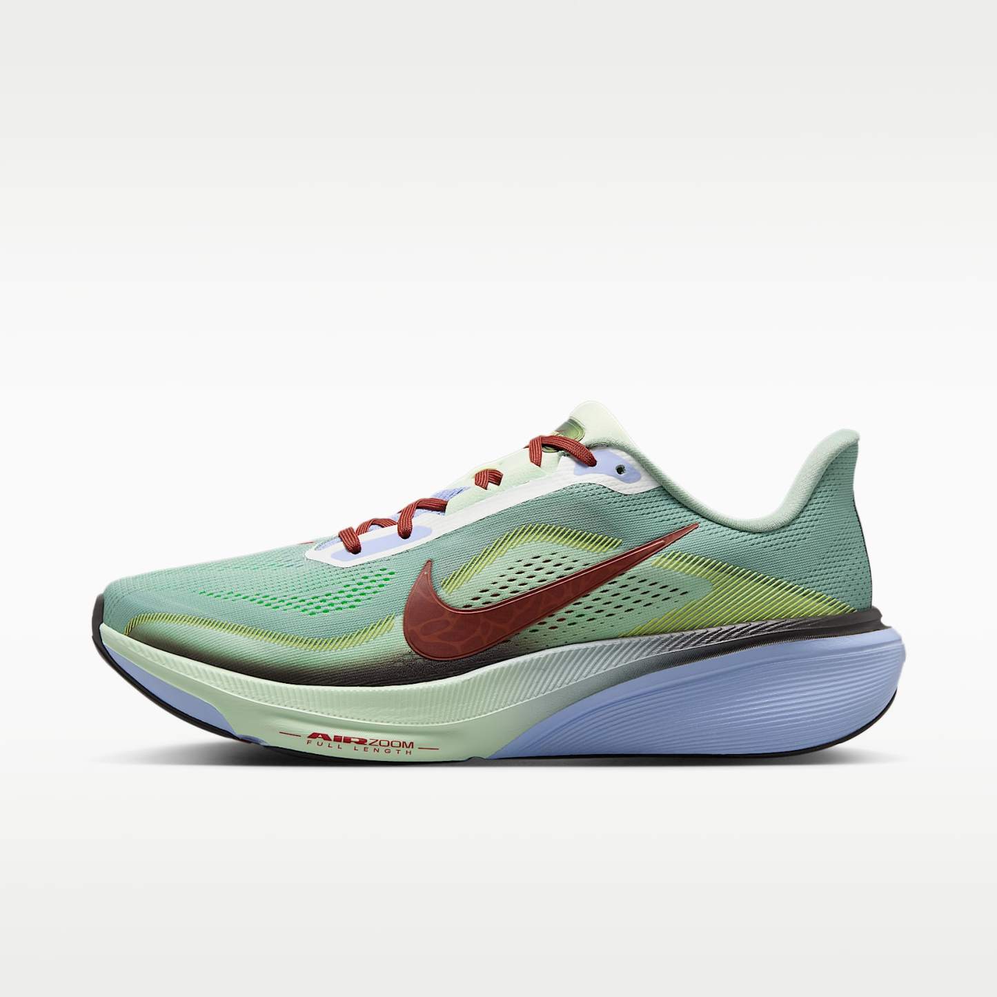 Nike Pegasus 42 SE Straßenlaufschuh (Herren) – Steam/Frosted Spruce/Purple Fade/Rugged Orange