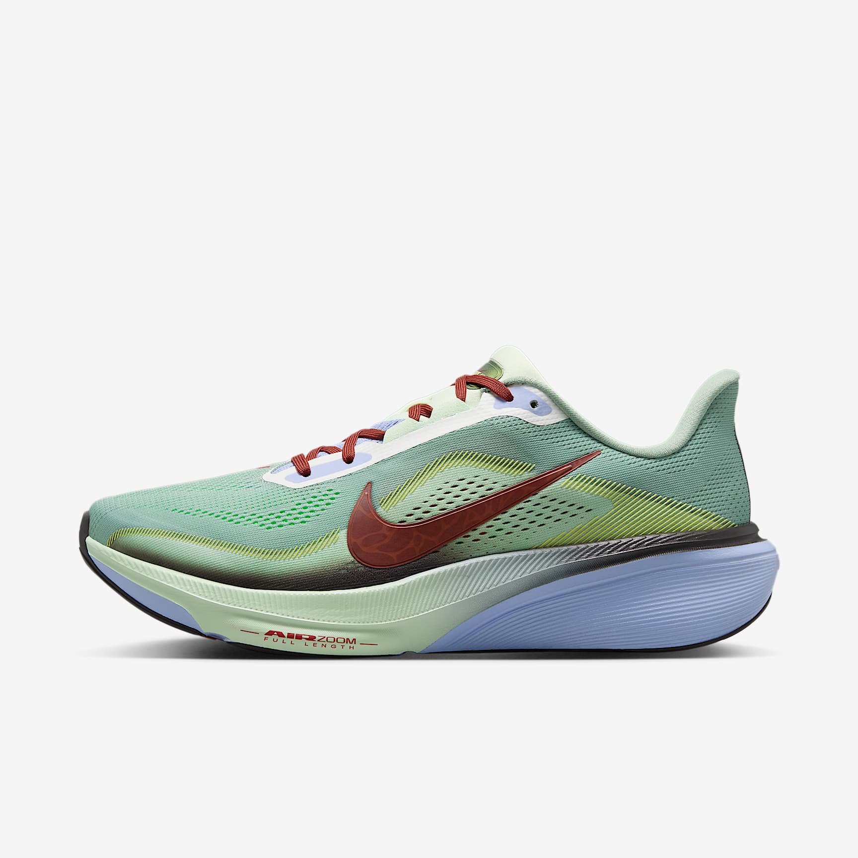 Nike Pegasus 42 SE Straßenlaufschuh (Herren) – Steam/Frosted Spruce/Purple Fade/Rugged Orange