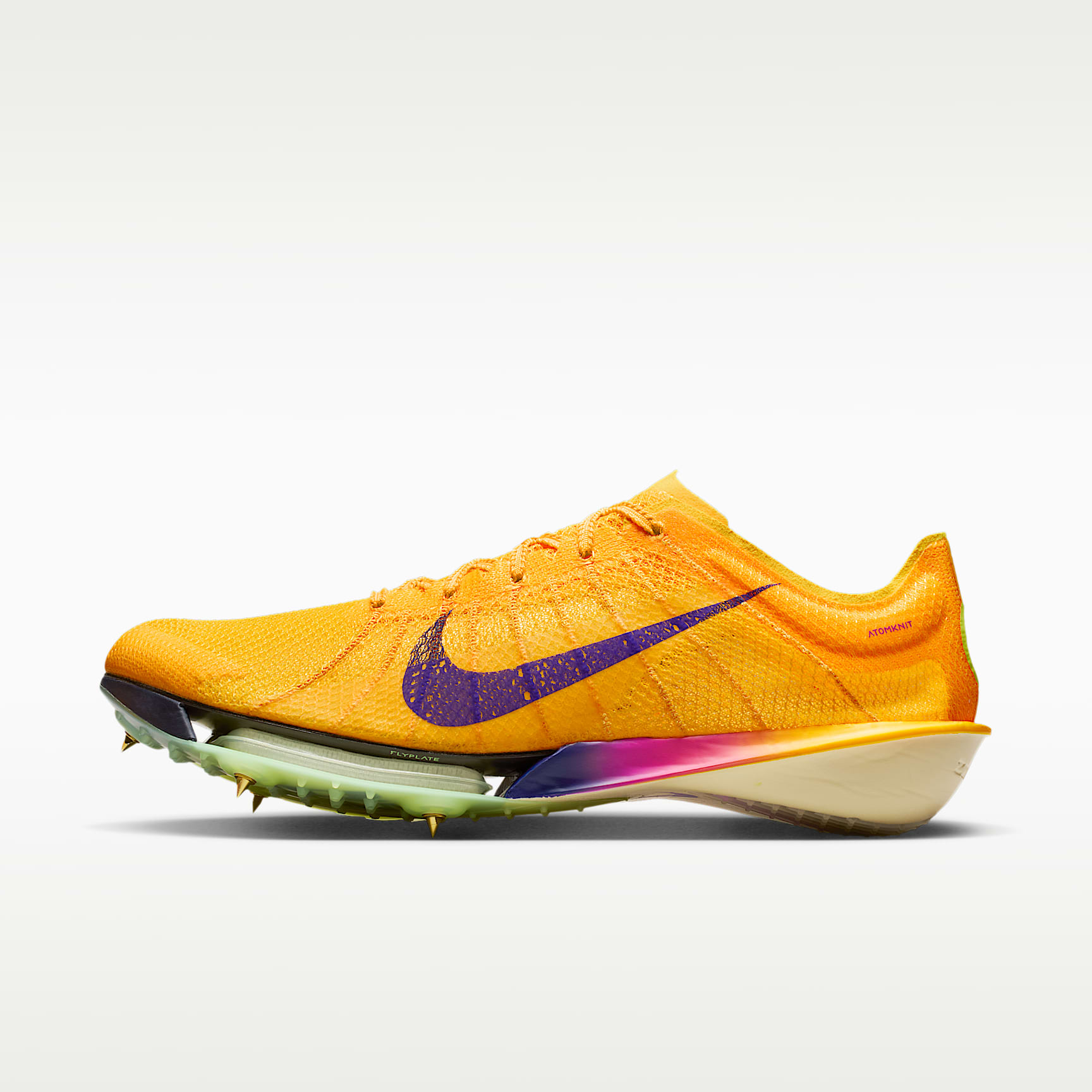 Nike Victory 2 Track & Field Langstrecken-Spikes – Citron Pulse/Volt Ice/Laser Orange/Indigo Burst