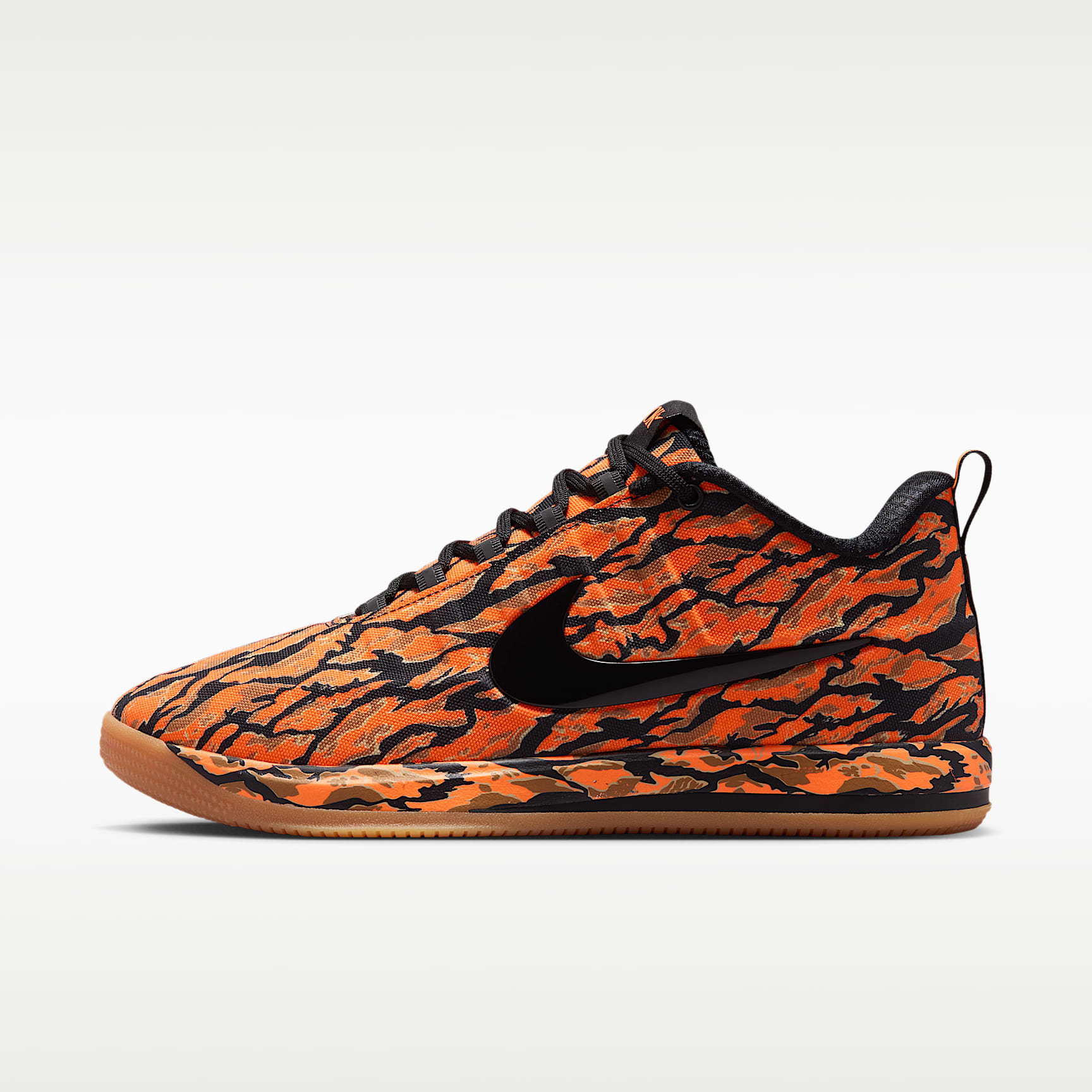Book 2 "Tiger Camo" Basketballschuh – Schwarz/Total Orange/Flax/Schwarz