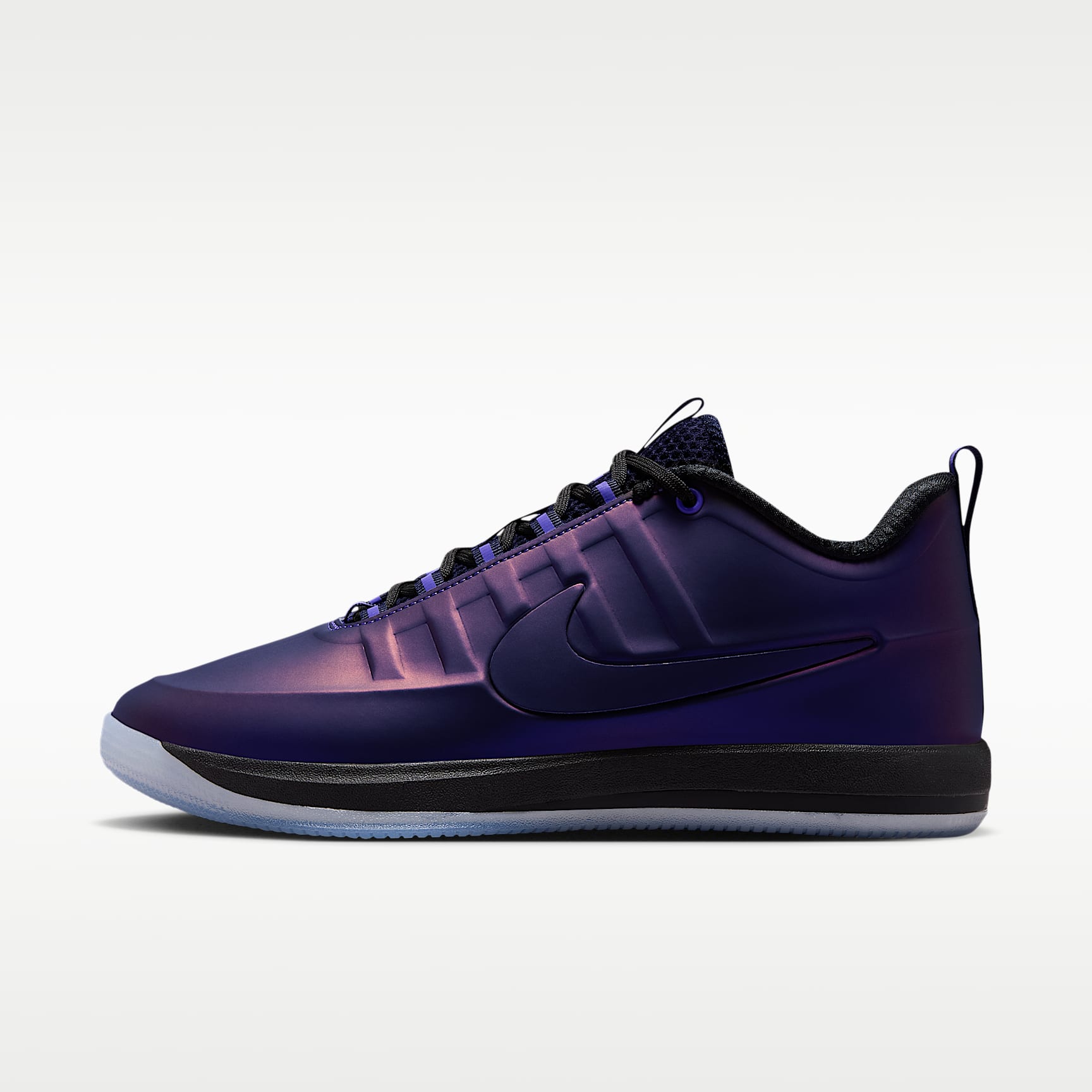 Book 2 PRM "Eggplant Foamposite" Basketballschuh – Varsity Purple/Varsity Purple/Schwarz