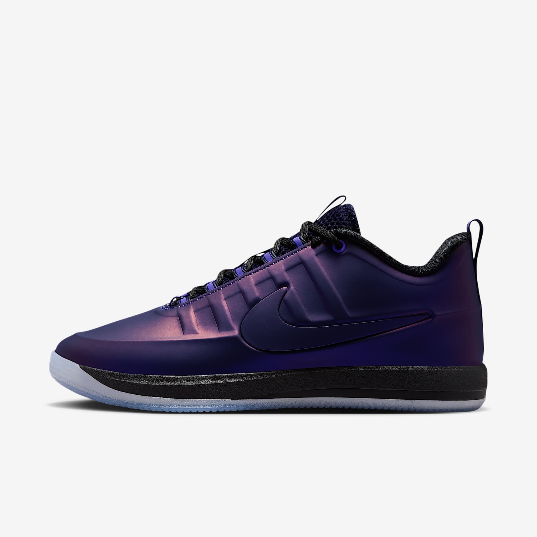 Book 2 PRM "Eggplant Foamposite" Basketballschuh – Varsity Purple/Varsity Purple/Schwarz