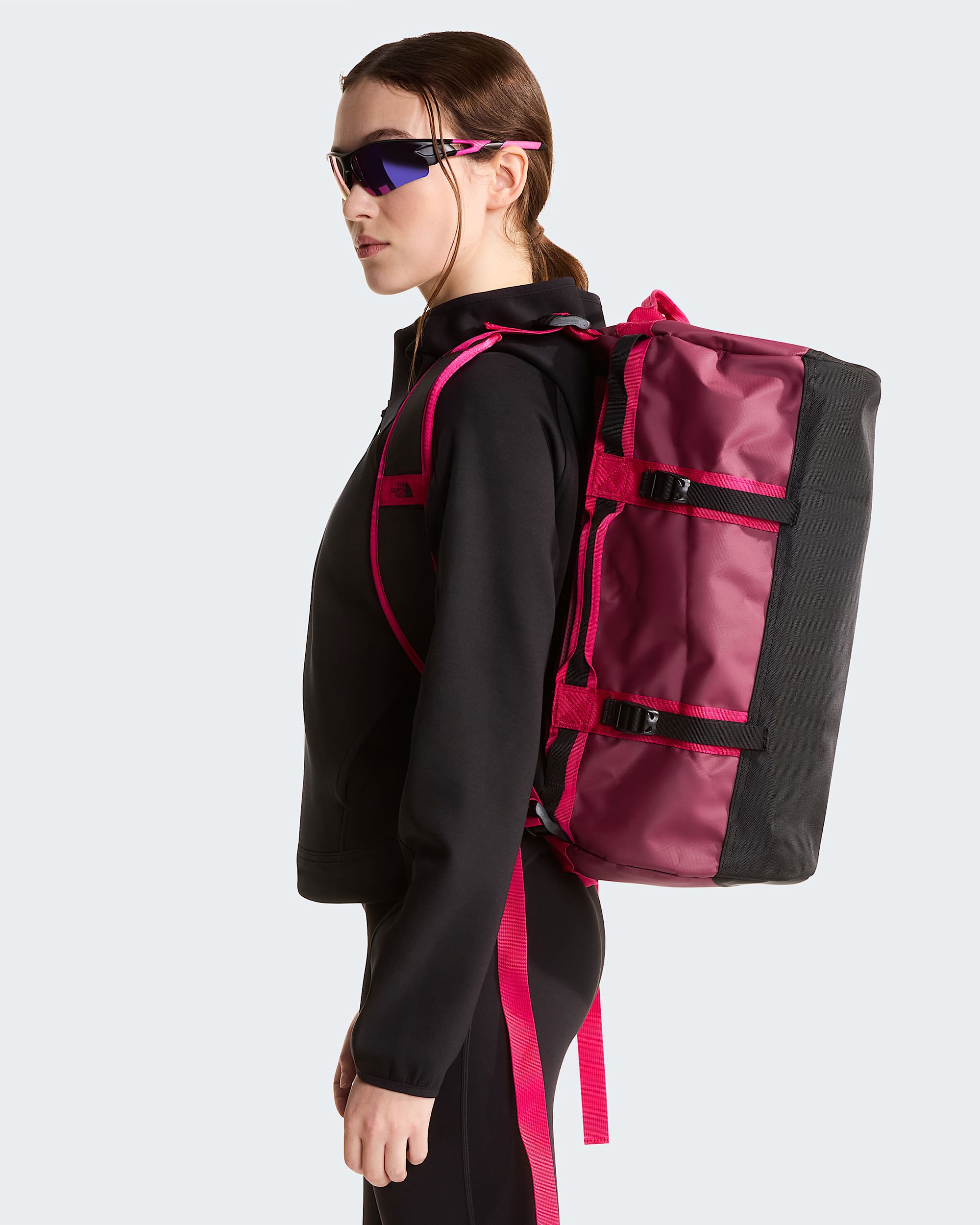 Base Camp Duffel-Tasche 31L – XS – Burgundy Crush-TNF Black-Lali Guran