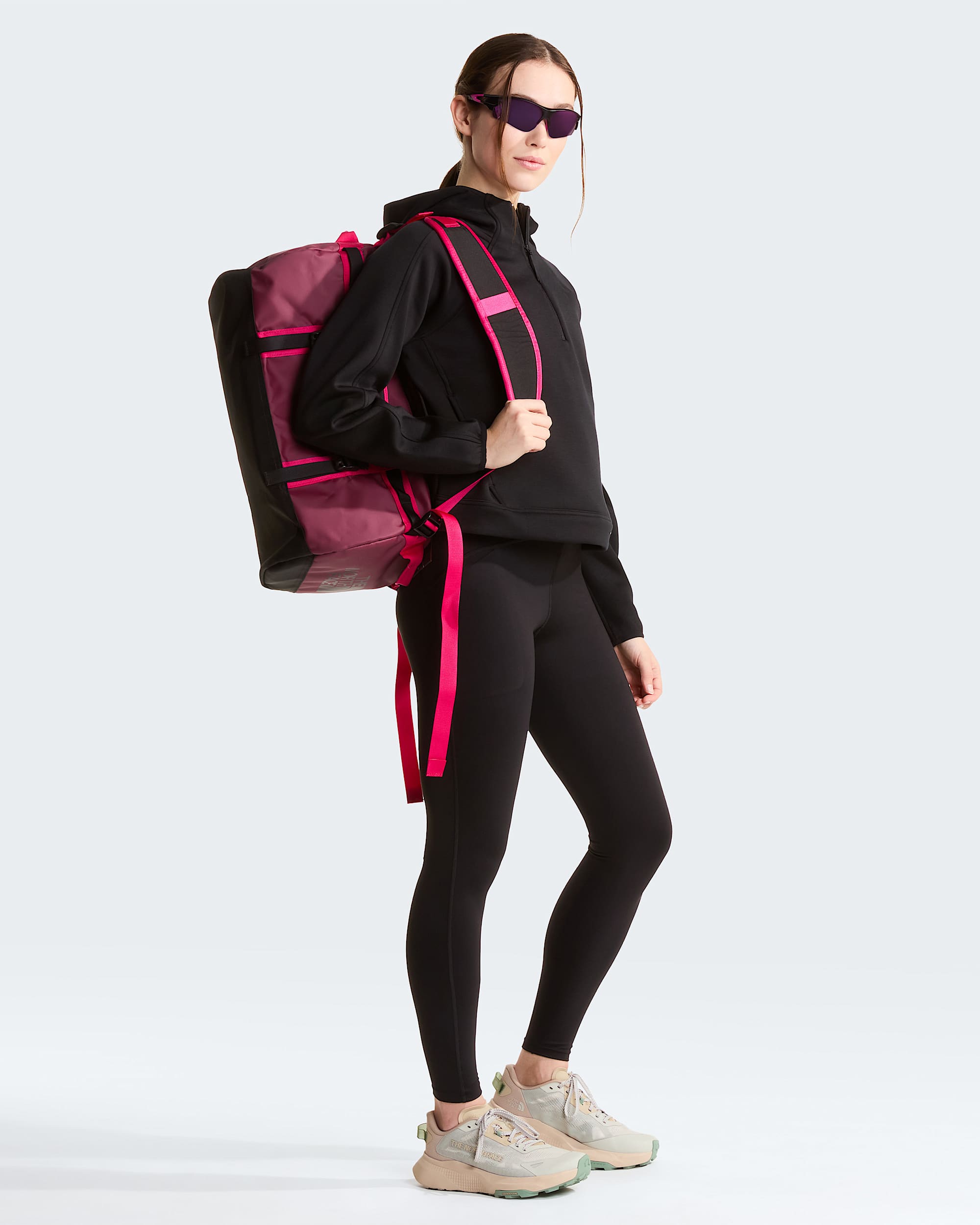Base Camp Duffel-Tasche 31L – XS – Burgundy Crush-TNF Black-Lali Guran