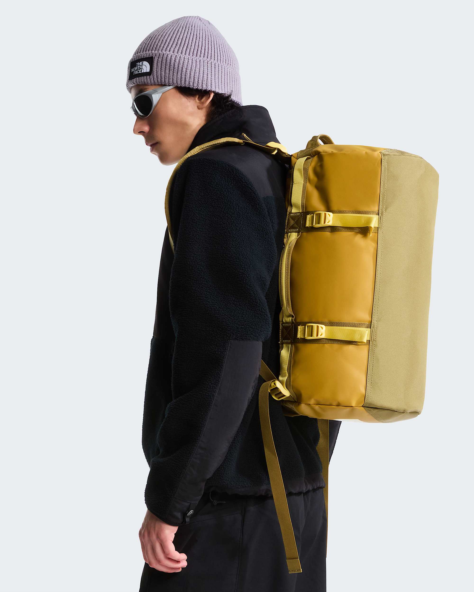 Base Camp Duffel-Tasche 31L – XS – Golden Tan-Cedar-Honeyed Sand