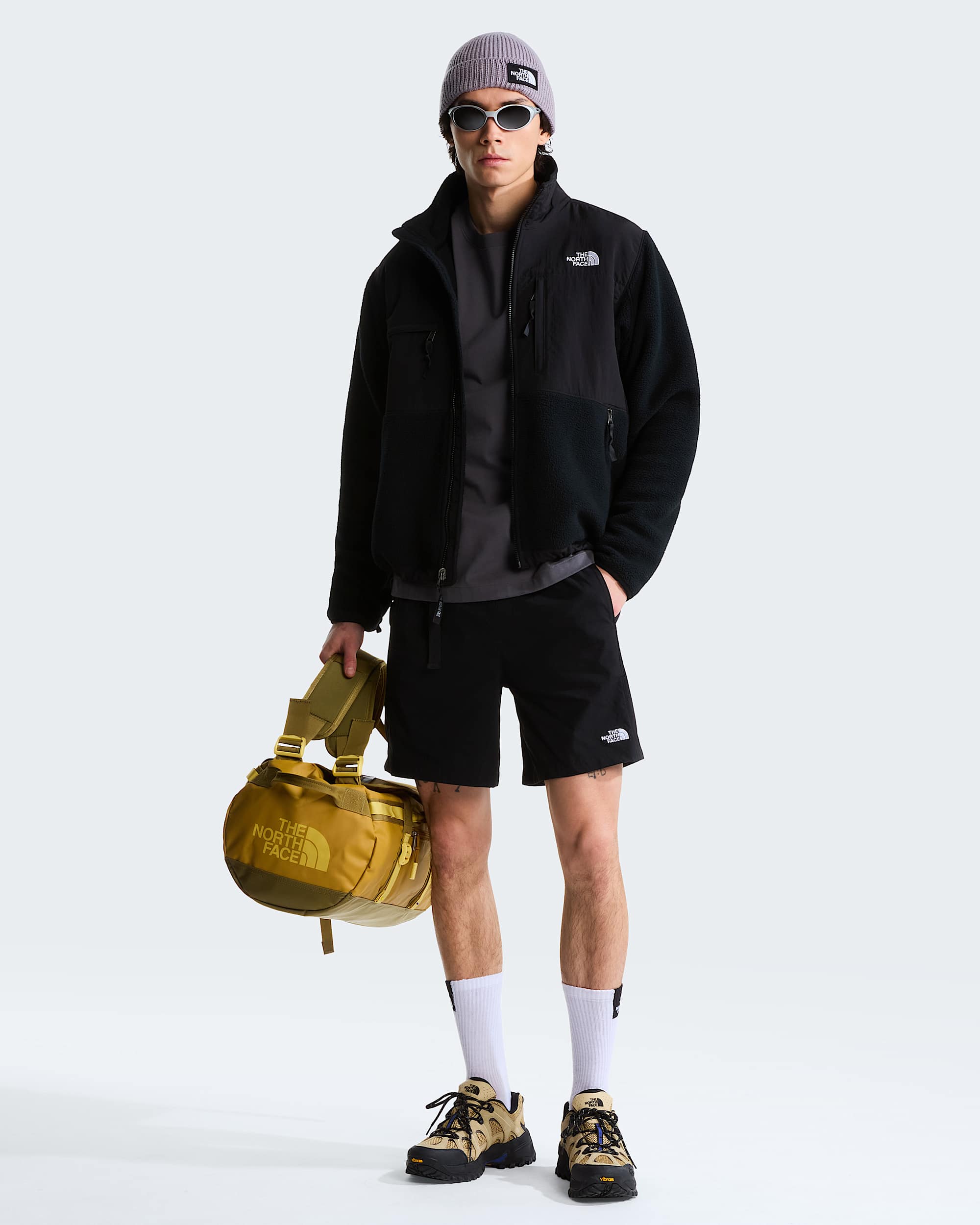 Base Camp Duffel-Tasche 31L – XS – Golden Tan-Cedar-Honeyed Sand