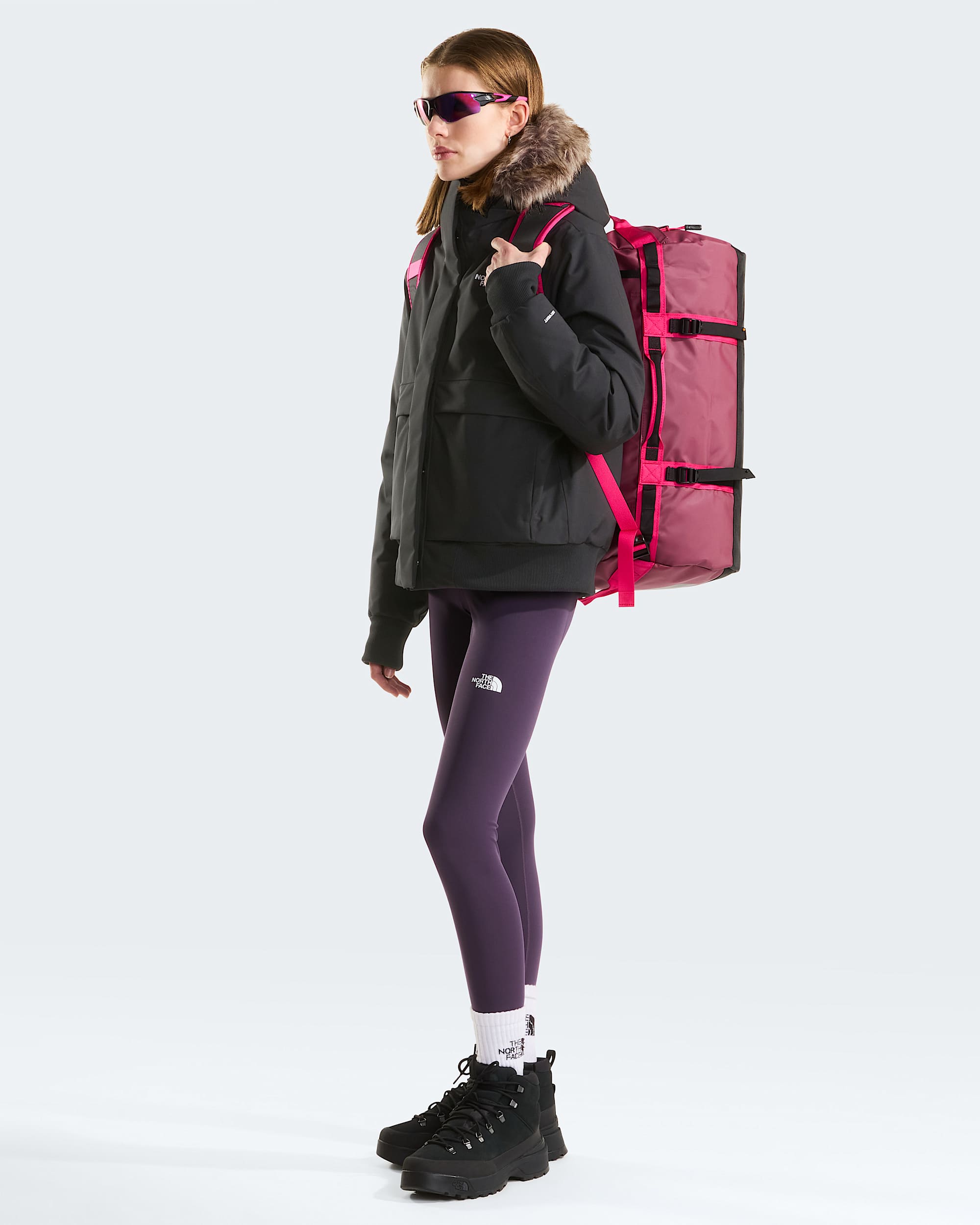 Base Camp Duffel-Tasche 50L – S – Burgundy Crush-TNF Black-Lali Guran