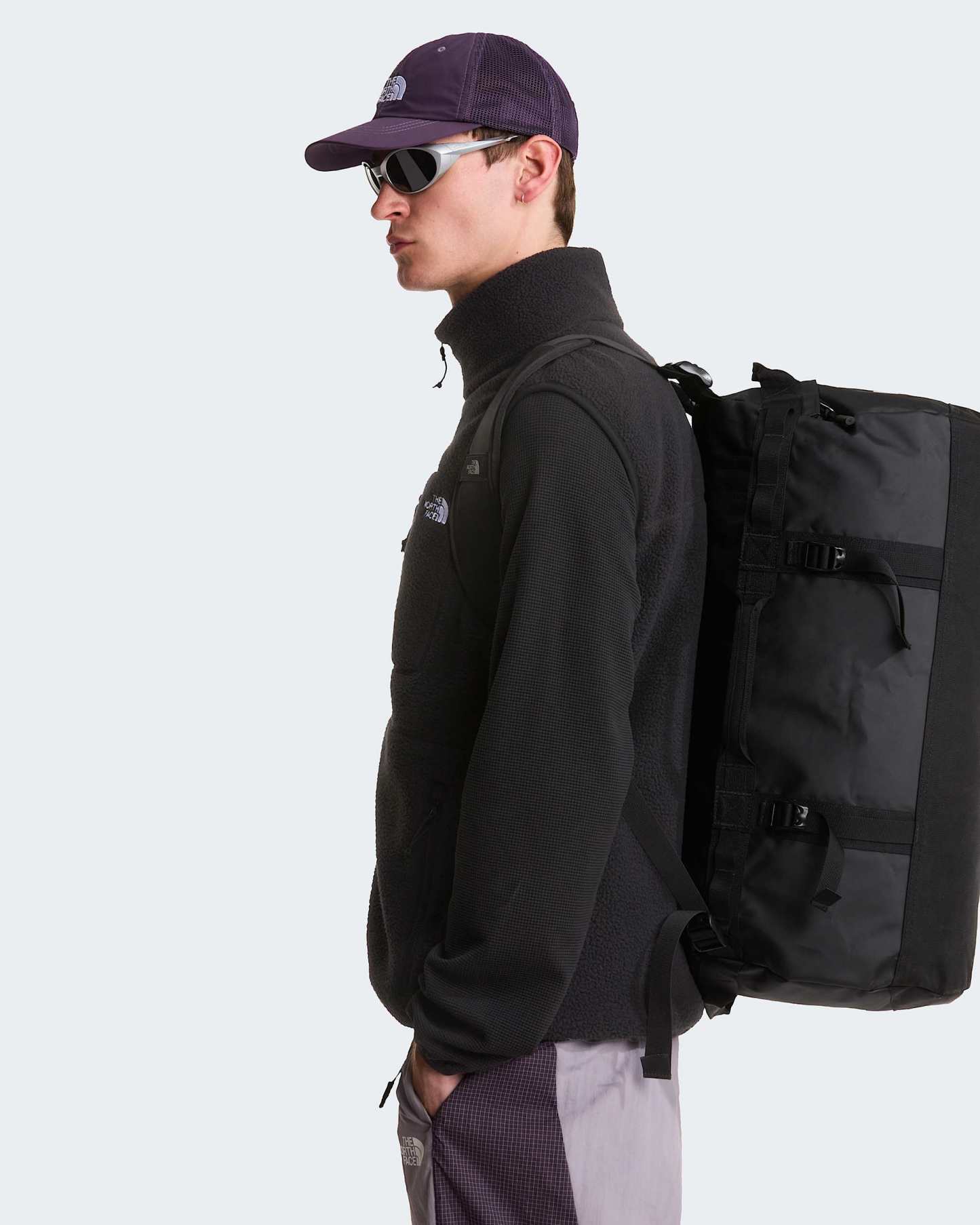 Base Camp Duffel-Tasche 50L – S – TNF Black-TNF White-NPF