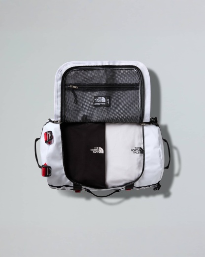 Base Camp Duffel-Tasche 50L – S – TNF White-TNF Black-Elevation Red