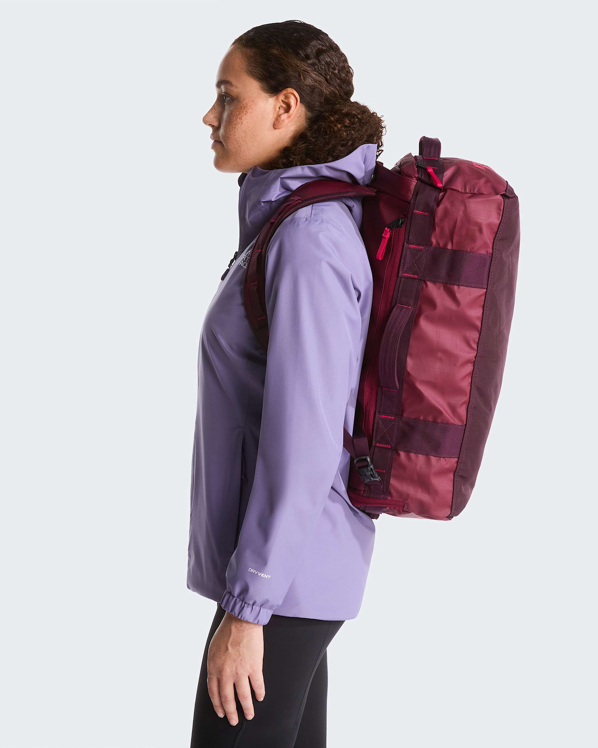 Base Camp Voyager Duffel-Tasche 32 Liter – Burgundy Crush-Deep Burgundy-Lali Guran