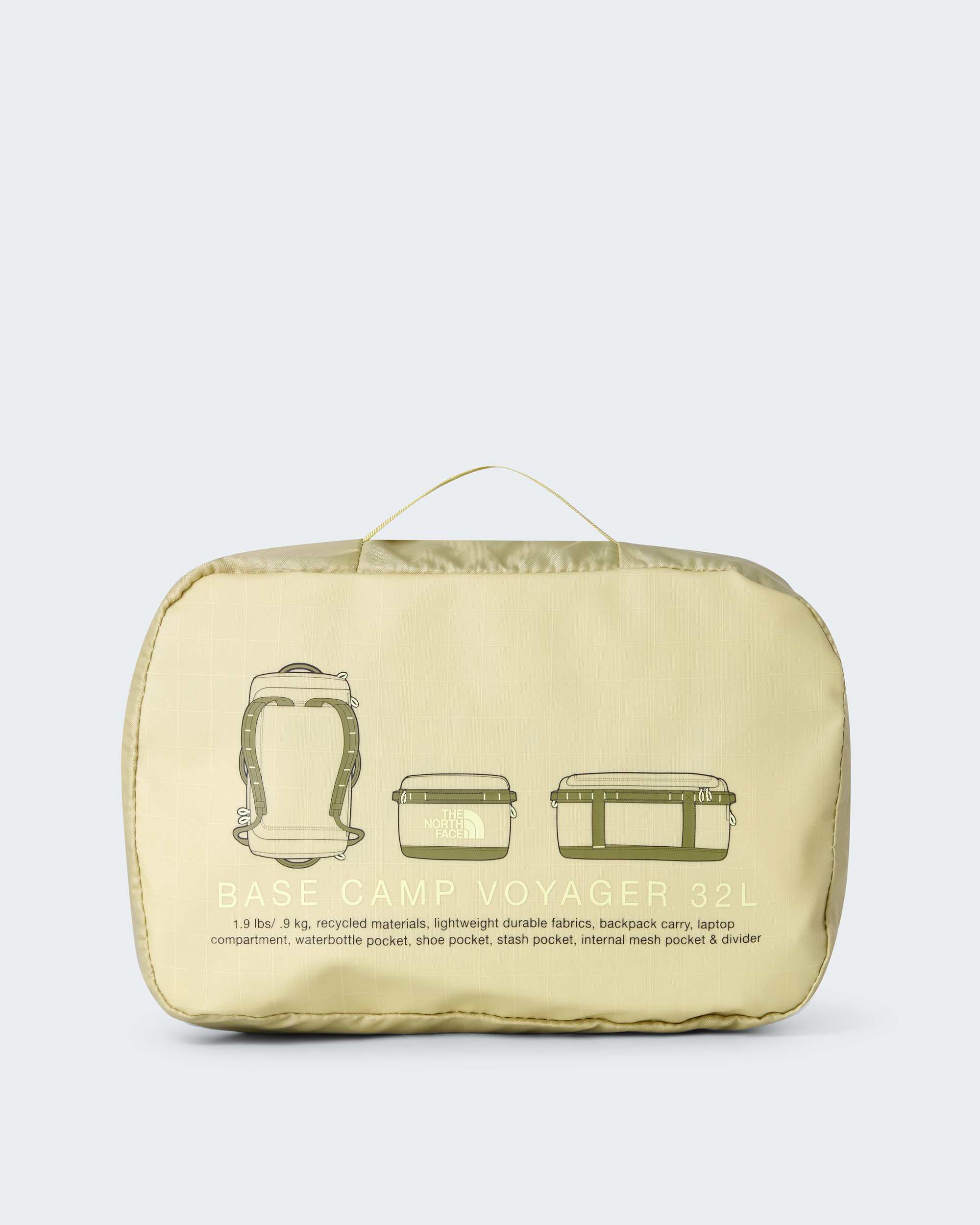 Base Camp Voyager Duffel-Tasche 32 Liter – Pear-Cedar-Lemon Mist