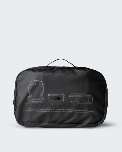 Base Camp Voyager Duffel-Tasche 32 Liter – TNF Black-Asphalt Grey