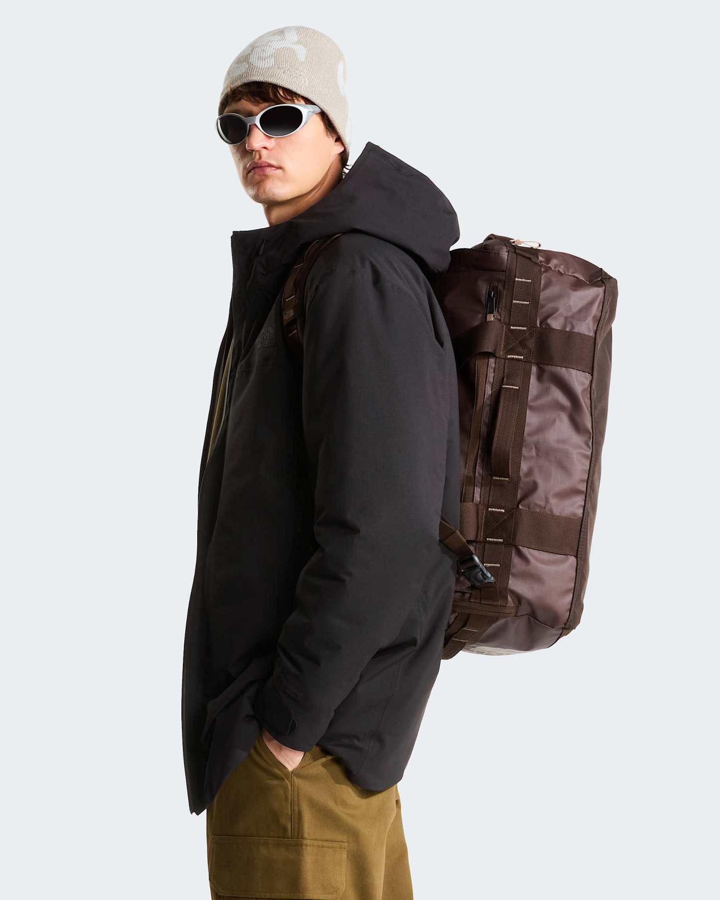 Base Camp Voyager 42-Liter-Duffel-Tasche – Dark Chestnut-Garnet