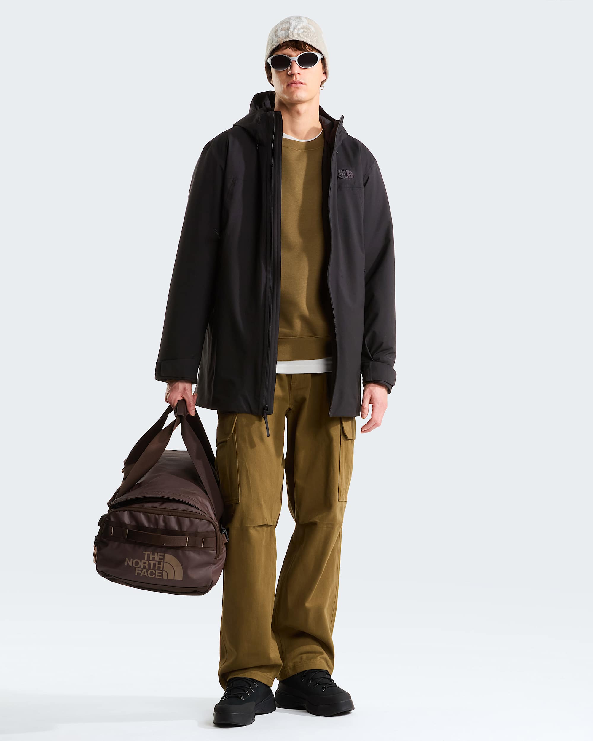 Base Camp Voyager 42-Liter-Duffel-Tasche – Dark Chestnut-Garnet