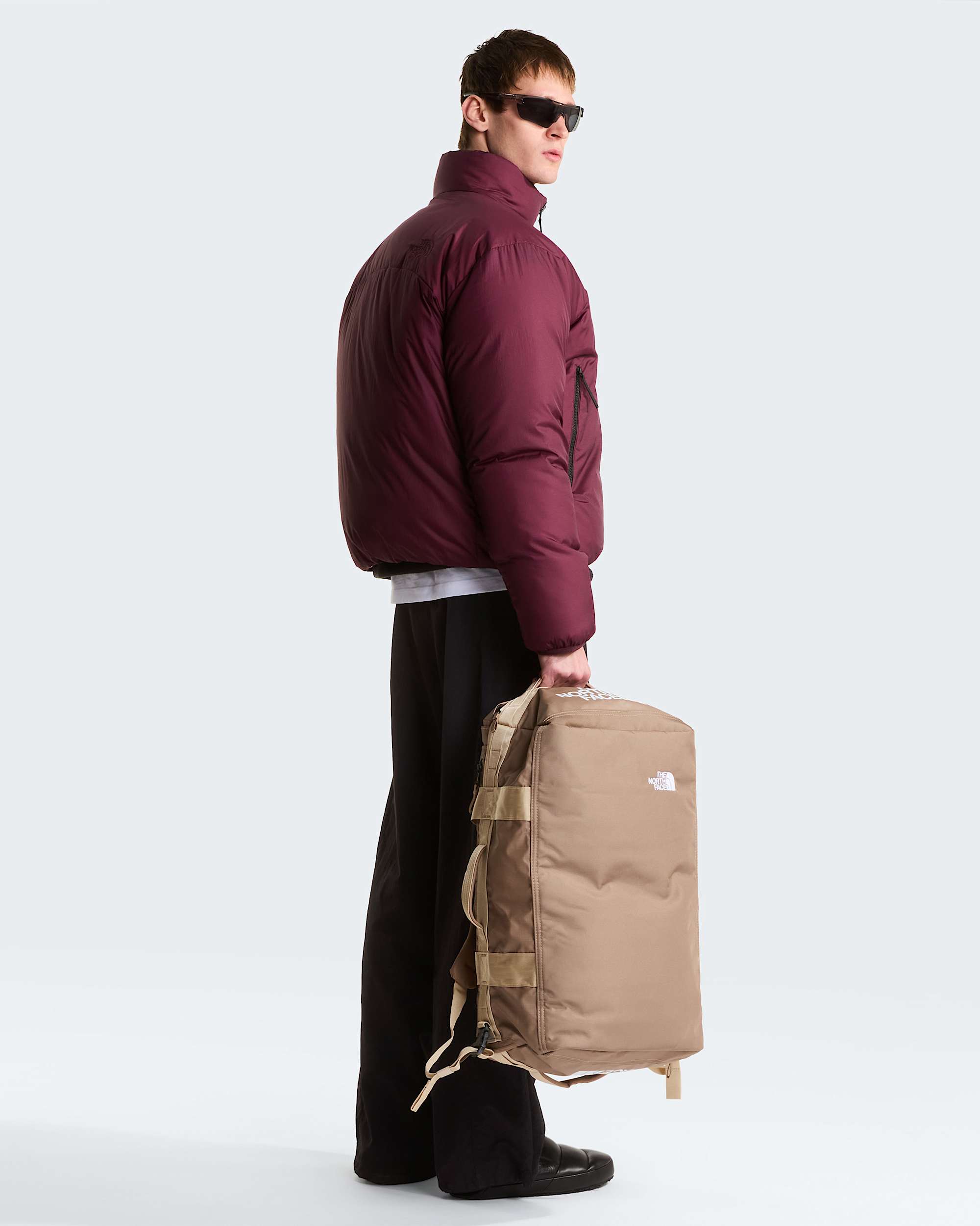 Base Camp Voyager 42-Liter-Duffel-Tasche – Garnet-Timeless Taupe