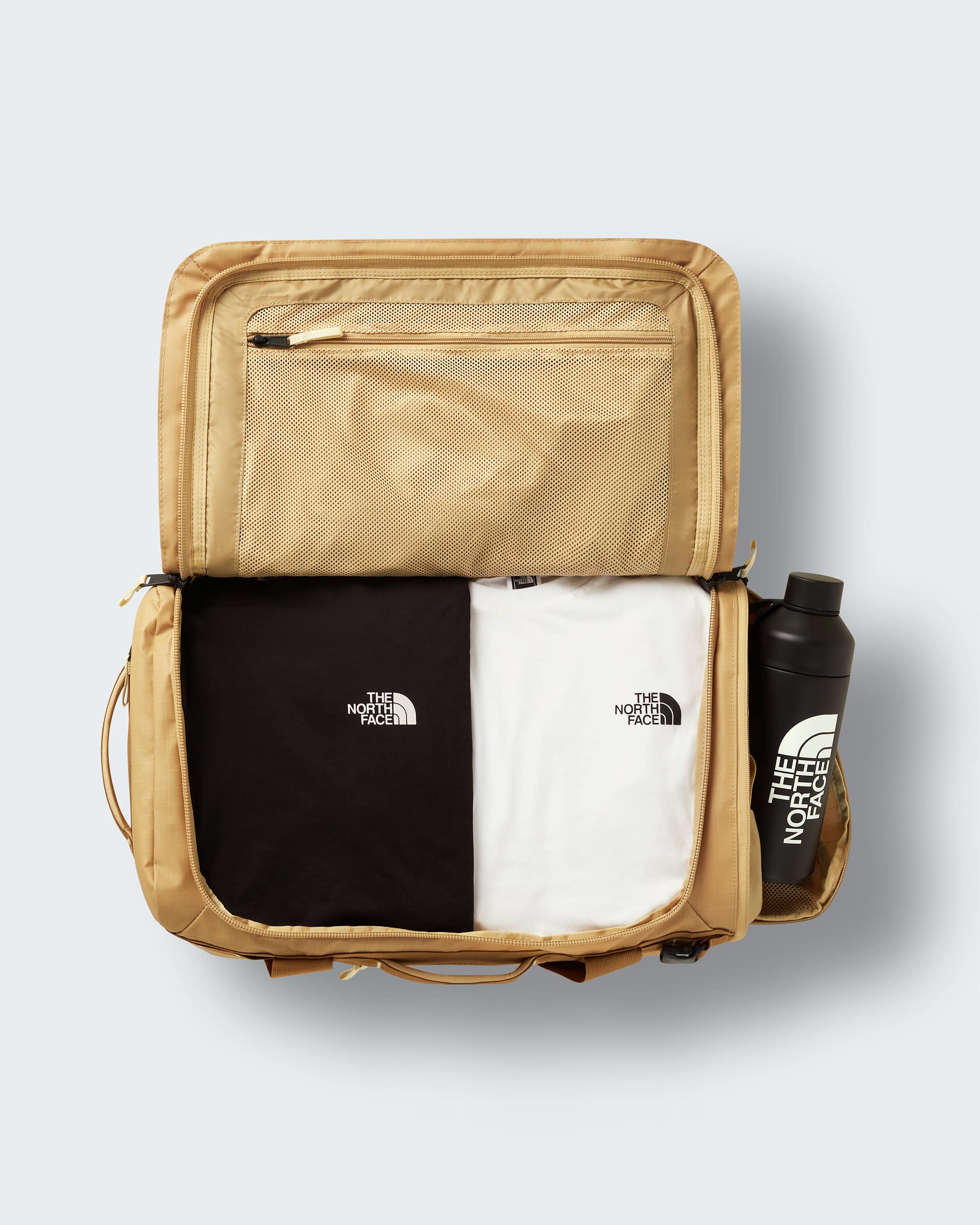 Base Camp Voyager 42-Liter-Duffel-Tasche – Khaki Stone-Utility Brown-Desert Stone