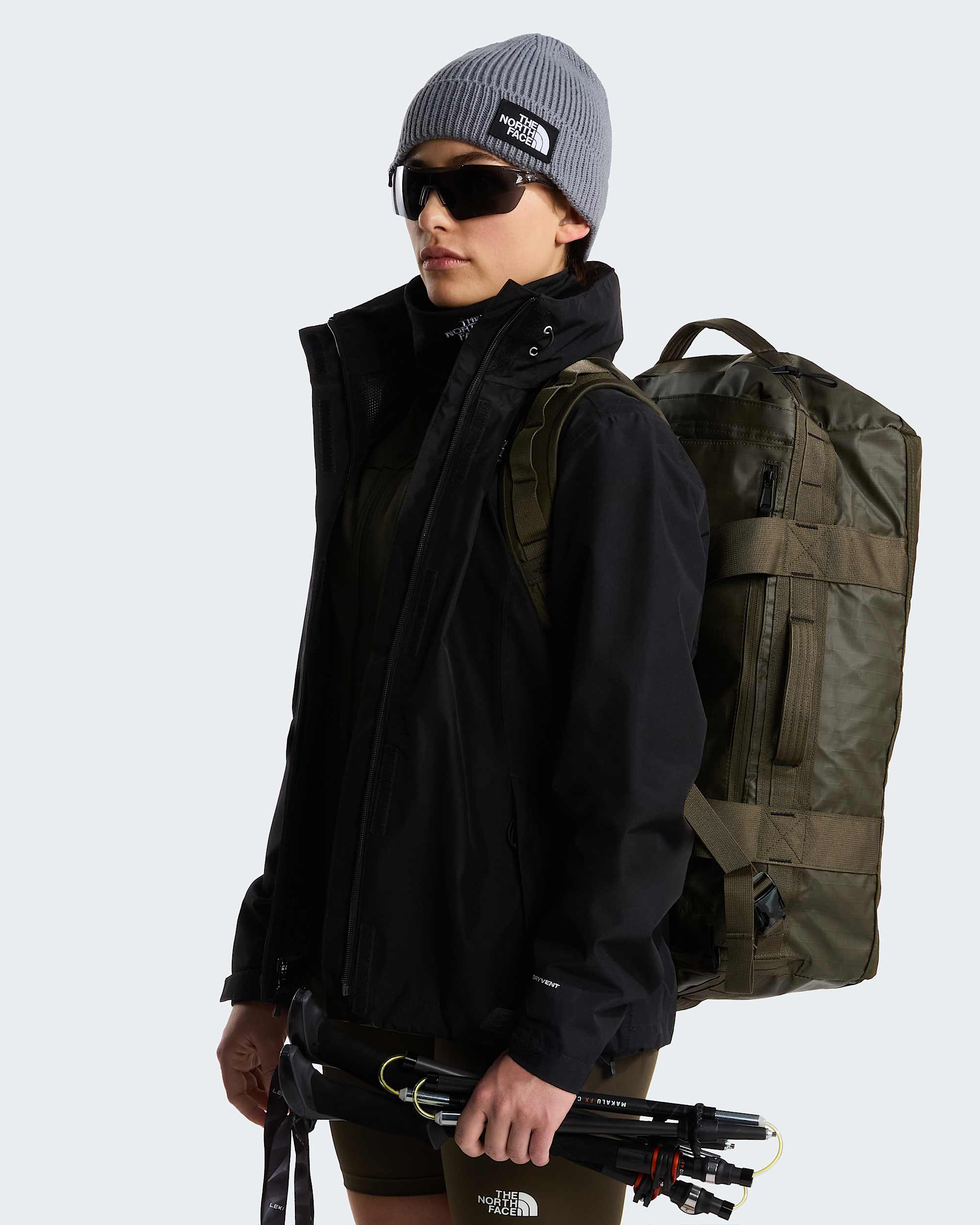 Base Camp Voyager 42-Liter-Duffel-Tasche – New Taupe Green-TNF Black-NPF