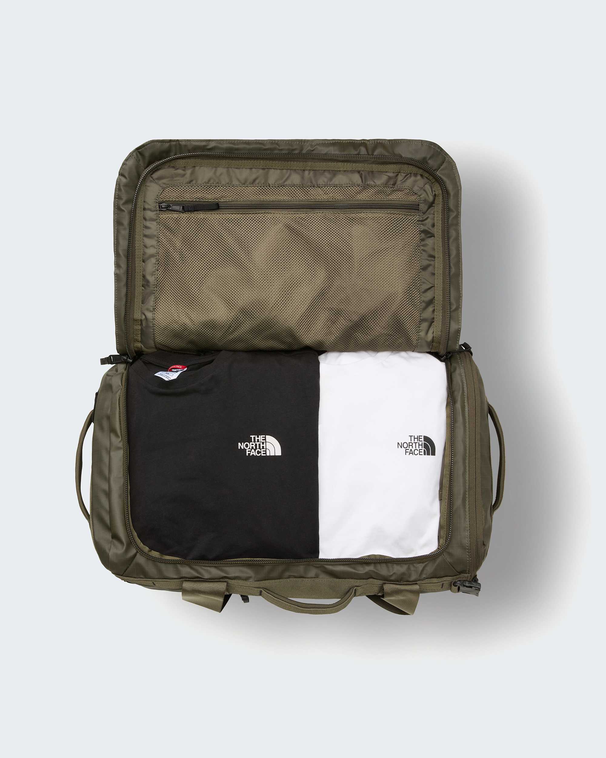 Base Camp Voyager 42-Liter-Duffel-Tasche – New Taupe Green-TNF Black-NPF